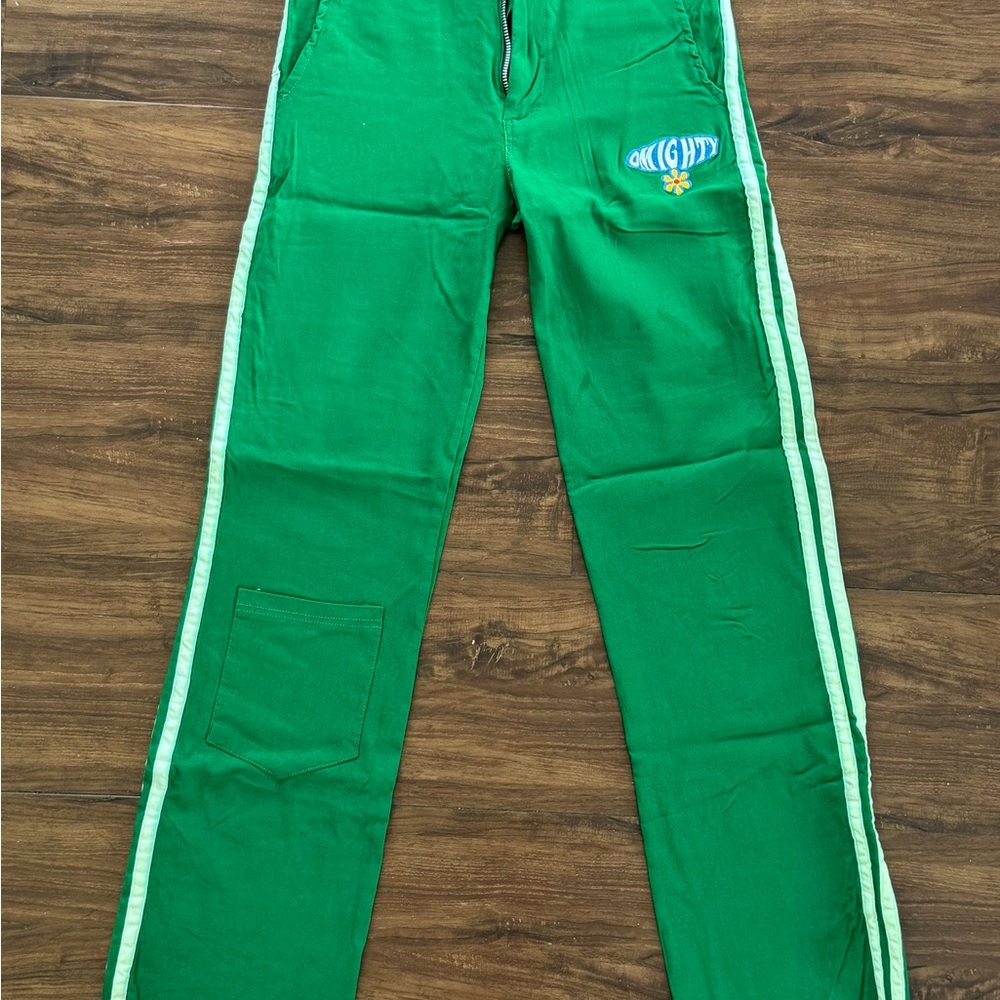 OMIGHTY Green Track Pants